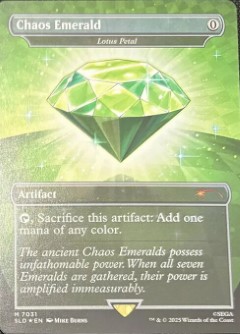 Lotus Petal - Chaos Emerald Secret Lair Drop - Sonic
